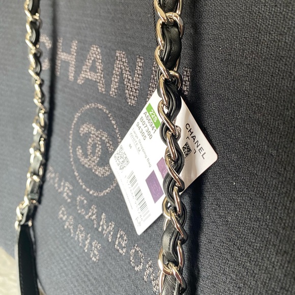 FULL SET - CHANEL Deauville Large Shopping Bag - Picture 16 of 16